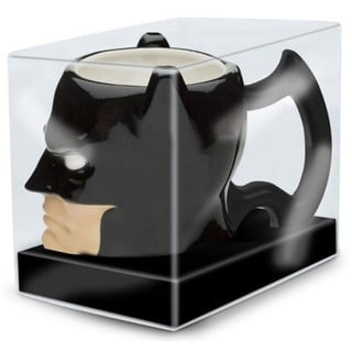 Stor Tasse Batman DC Designer 3D Tasse im Geschenkkarton, Keramik schwarz
