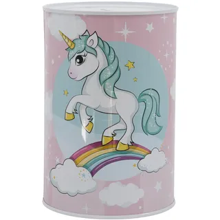 Kinderspardose aus Metall - Einhorn