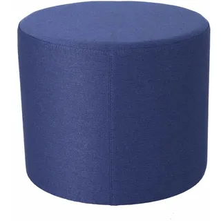 jan kurtz Pouf Rondo Polyester 50 x 42 x 50 cm Blau