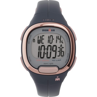 Timex Ironman 33mm Digitaluhr für Damen, schwarzes Kunstharz-Armband, TW5M35100