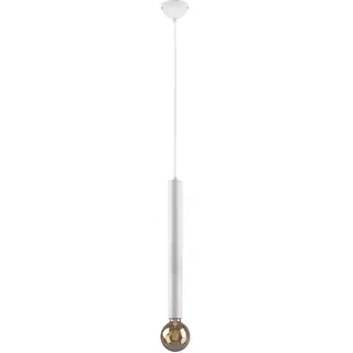 ETC Shop Pendelleuchte 1-flg. 10 cm rund weiß Metall