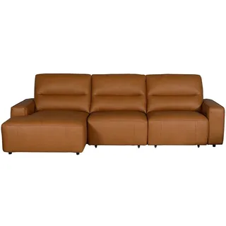 KAWOLA Big Sofa DORI Leder cognac Longchair links