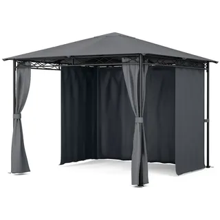 Blumfeldt Gartenpavillon Mondo 3 x 3 m Grau