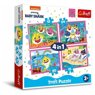 Trefl Puzzle Baby Shark Family of Sharks (71 Teile)