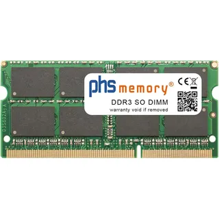 PHS-memory 8GB RAM Speicher für HP Pavilion 14-av002la DDR3 SO DIMM 1600MHz (HP Pavilion 14-av002la, 1 x 8GB), RAM Modellspezifisch