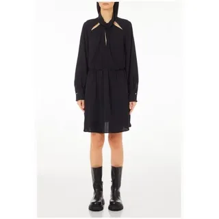 Liu Jo Midikleid - Kleid - Damenkleid - Langarmkleid - DRESS CUT OUT BLACK schwarz