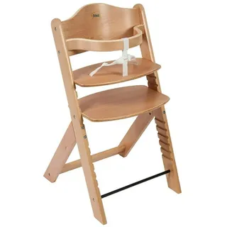 Kinder Hochstuhl Fillikid Max in braun Kinderstuhl Kindersitz Holz Esstisch Stuhl