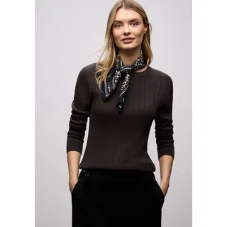 STREET ONE Strickpullover Schwarz XL