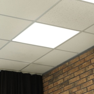 LED Panel Smart Home Alexa Tageslichtlampe Decke dimmbar Deckenlampe Büro LED, mit Sprach und Appsteuerung, 40W 4800lm 2700-6400K, LxBxH 59,5x59,5x6,5 cm