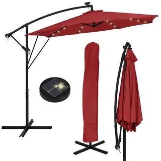 ML-Design Ampelschirm Ø 300 cm Rot