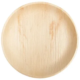 MONOUSO - Palmblatt Teller Rund Ø25cm (200 Stück)