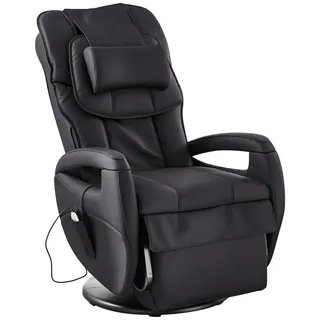 Cantus Massagesessel, Schlamm, Leder, Kombination Echtleder/Lederlook, Spaltleder, Uni, 80x117x114 cm, Lederauswahl, Relaxfunktion, Massagefunktion, Wohnzimmer, Sessel, Massagesessel
