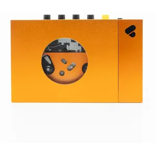 we are rewind Tragbarer Bluetooth Kassettenspieler Serge orange WE-001-O1