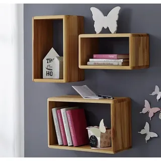 Wandregalset 3 Stück Kernbuche Buche massiv Holz geölt NEU OVP!!!!