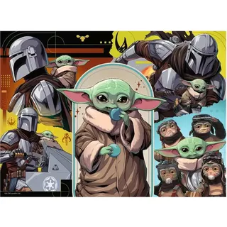 Ravensburger Kinderpuzzle 100 XXL Teile - Star Wars The Mandalorian - The Mandalorian & Grogu