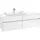 Waschbeckenunterschrank C02600DH 160 x 55 cm Glossy White