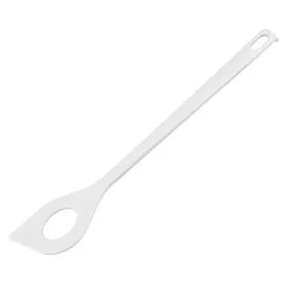 Fackelmann Blanca Kochlöffel mit Loch 30,5 cm Kunststoff weiß
