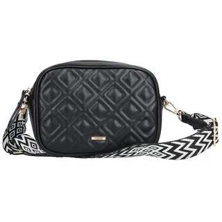 Umhängetasche RIEKER "Mulbery" Gr. B/H/T: 21 cm x 16 cm x 7 cm, schwarz (black) Damen Taschen Handtaschen Handtasche