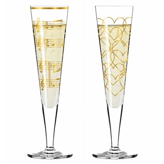 Ritzenhoff & Breker Ritzenhoff Goldnacht Champagnerglas-Set H23