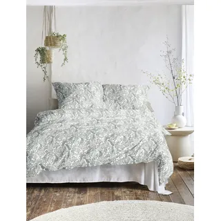 IRISETTE Lotus 8569 Tencel-Satin Grün 155 x 220 cm + 2 x 80 x 80 cm
