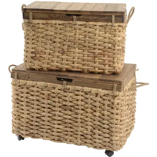 Truhe ADVENTURE klein (BHT 60x39x36 cm) - braun - BHT 60x39x36 cm