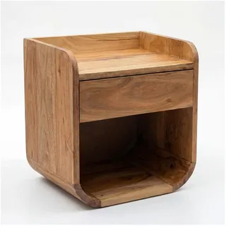 FineBuy Nachtschrank FB117958 35 x 33 x 40 cm Braun