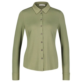 Marc O'Polo Klassische Bluse Damen Jerseybluse (1-tlg) grün