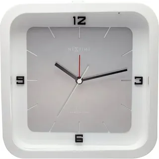 Nextime 5221wi 20 cm grau/transparent/weiß