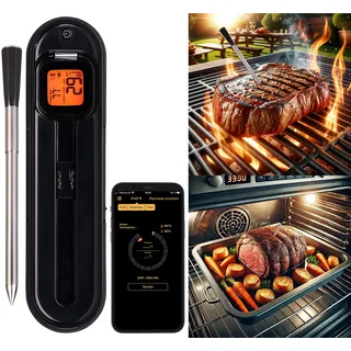 Kabelloses smartes Fleisch-, Braten- & Grill-Thermometer, BT 5, App