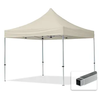 TOOLPORT Faltpavillon Economy 3 x 3 m ohne Seitenteile creme 59002