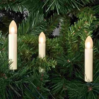 Rotpfeil LED Innen Weihnachtslichterkette 30 Kerzen elfenbein Lichterkette