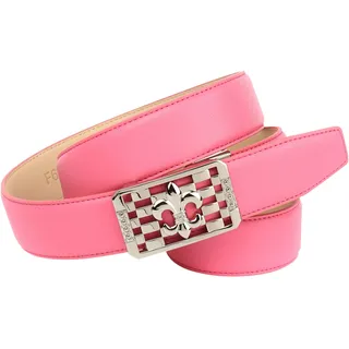 Anthoni Crown Damengürtel Leder 95 rosa