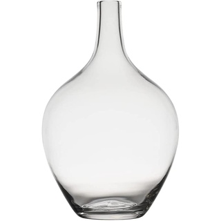 SXLSZ Handmade Glasvasen,Gärballon Glasvase Für Pampasgras,Transparente Ballon Vase Für Moderne Wohnkultur,Bodenvase Indoor Dekoration (Nur Vase),Durchsichtig,klein