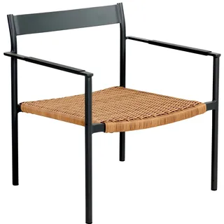 Brafab DK Loungesessel Aluminium Anthrazit, stapelbar