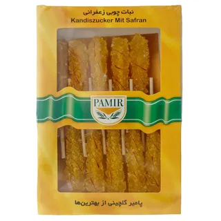 Original Kandis Sticks mit Safran Kandiszucker Sticks für Tee, Kaffee & Geschenk