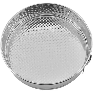 Generisch Edelstahl Springform Backform 26cm (10Zoll) Antihaft-Kuchenform mit Abnehmbarem Boden, Rundbackform für Käsekuchen/Torten, Spülmaschinenfest & Hitzebeständig (10Zoll)