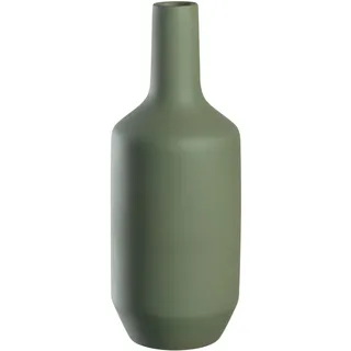 LEONARDO Dekovase LEONARDO "Keramikvase MILANO", grün, B:15cm H:40cm T:15cm, Keramik, Vasen