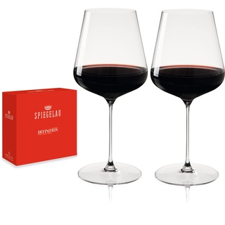 Spiegelau & Nachtmann, 2-teiliges Bordeauxglas-Set, Kristallglas, 750 ml, Definition, 1350165