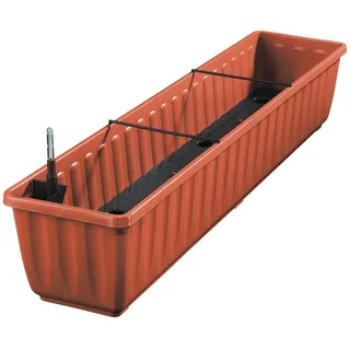 Dehner Aqua Flor Plus 100 x 22 x 18,5 cm terracotta