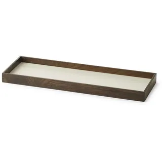Gejst - Frame Tablett, small, geräucherte Eiche / beige