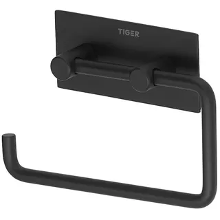 Tiger Toilettenpapierhalter ''Square'' in Schwarz - (B)9,5 x (H)4,5 x (T)2,5 cm
