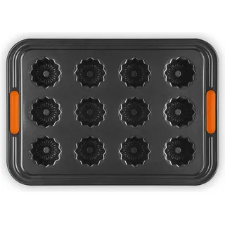 Le Creuset Canneléform 12er Schwarz