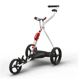 Wishbone EON Elektro Golf Trolley weiss/rot