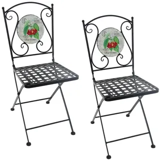 Hti-Living Celia Gartenstuhl 35 x 37 x 89 cm mehrfarbig 2 St.