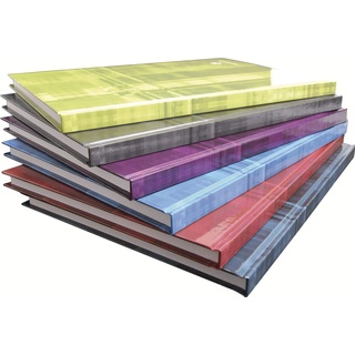 Clairefontaine Notizbuch DIN A4 kariert, farbsortiert Hardcover 192 Seiten