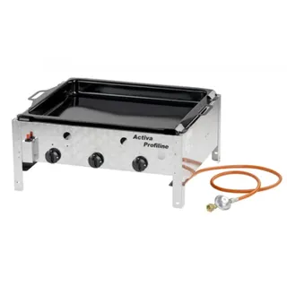 ACTIVA 12525, 12000 W, Grill, Gas, Draußen, 3 Zone(n), Piezo - Silber/Schwarz
