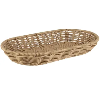 APS Korb oval „COVE“ Kunststoff Beige