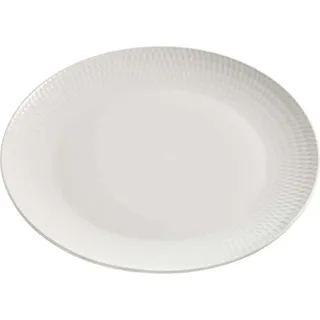 Maxwell & Williams Diamonds round Teller rund, 27 cm, Porzellan, DV0022 - Weiß