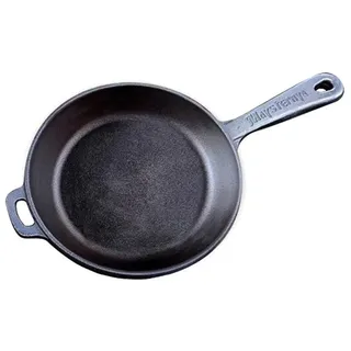 Gusseisenpfanne Ø16 cm MAYSTERNYA T201 – Gusspfanne für Induktion, Backofen Grill