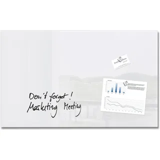 Sigel Glas-Magnettafel 78 x 48 cm Weiß